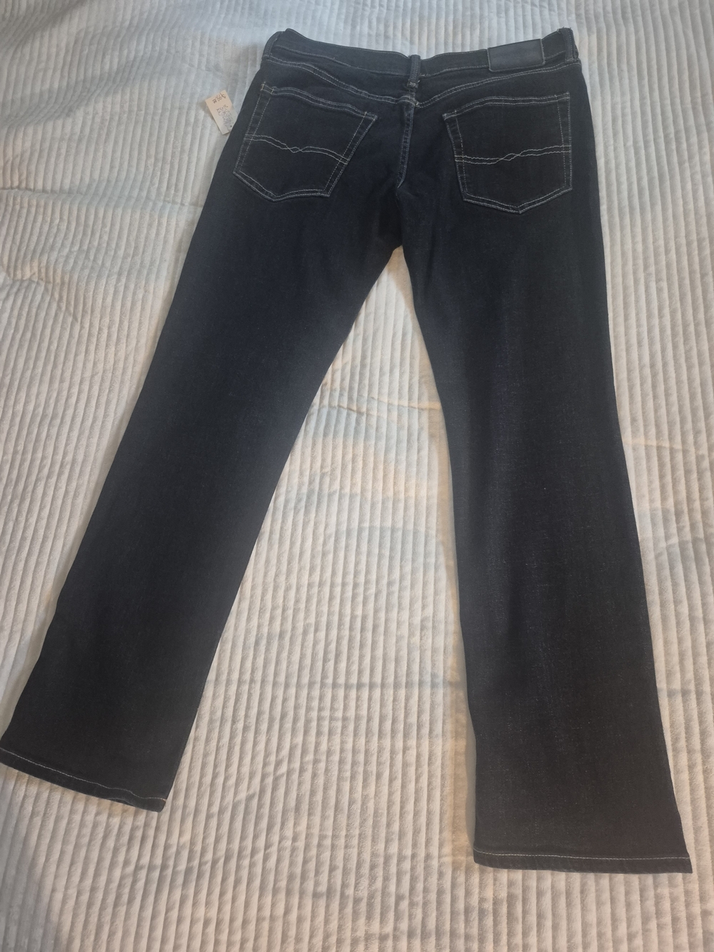 Men's Lucky Brand Straight-Leg Jeans in Dark Blue Clean Everyday Fit - Picture 8 of 10